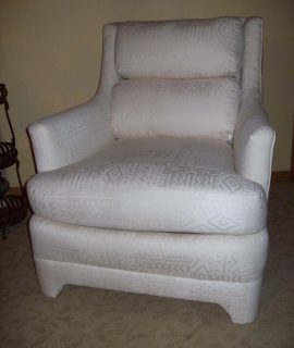 Custom-upholstered-chair-white-fabric-Zona’s-Drapery-House-2
